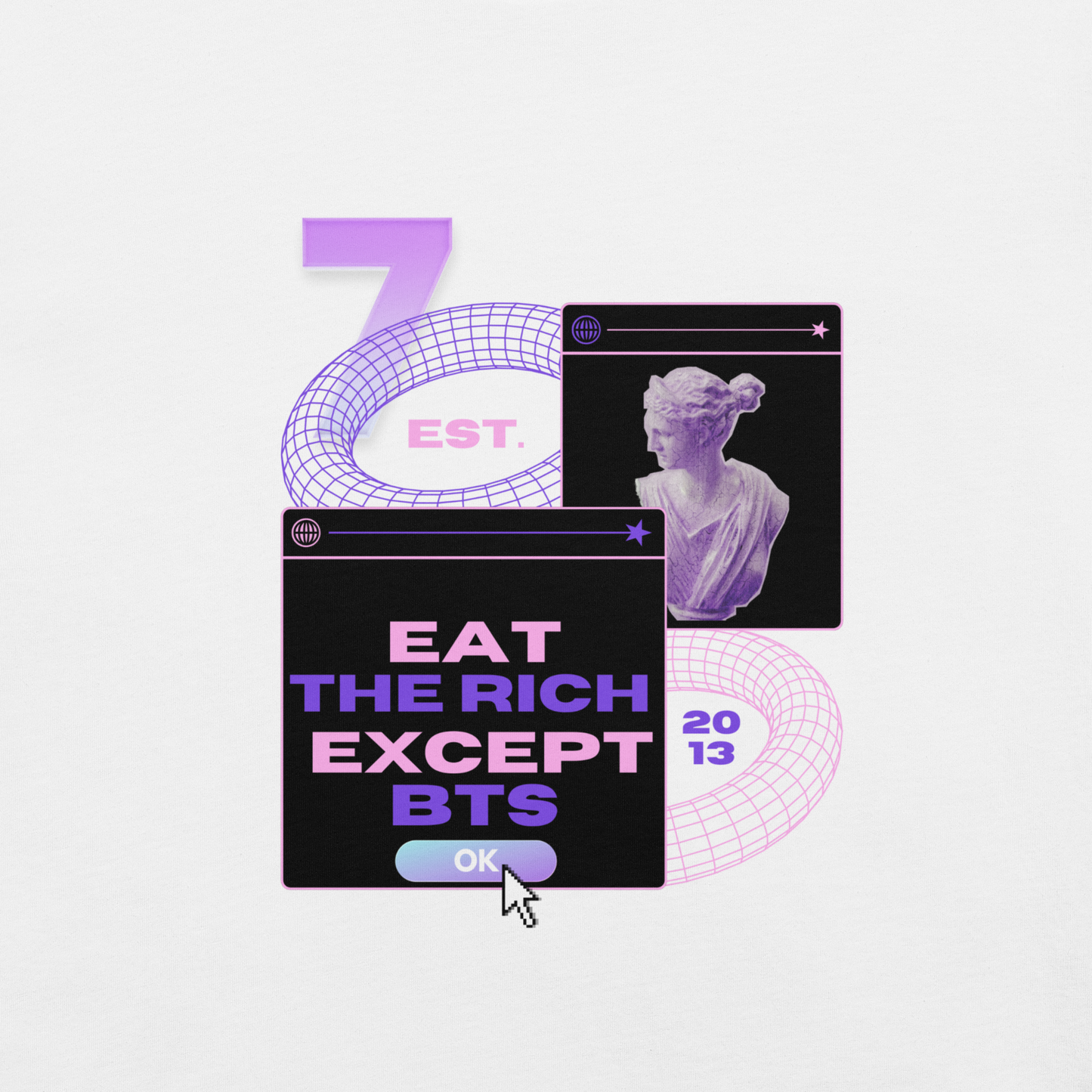 Eat the Rich Except BTS T-Shirt