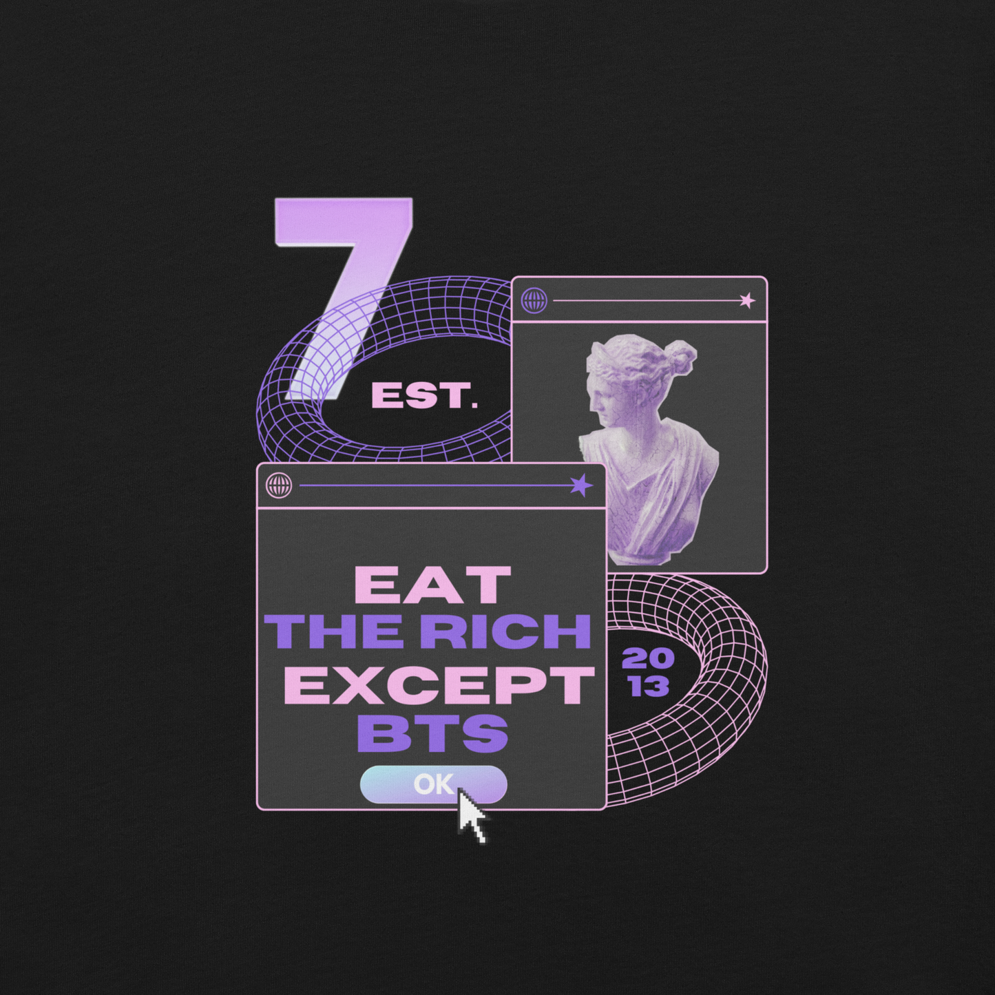 Eat the Rich Except BTS T-Shirt